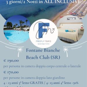 Speciale 2 Giugno – Fontane Bianche Beach Club