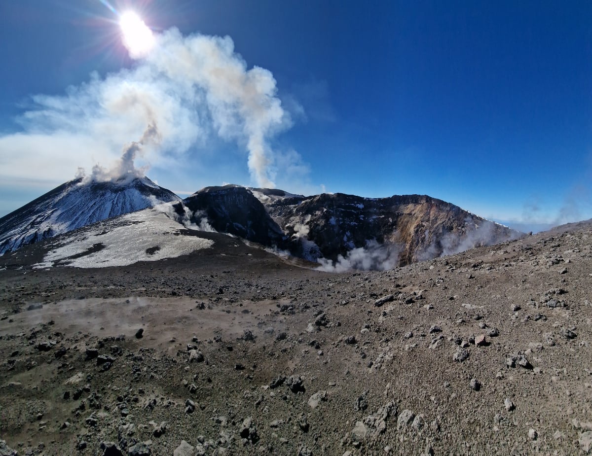 Escursione Etna crateri sommitali a 3400 m. slm